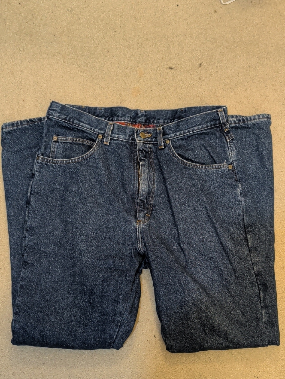 Vintage L.L. Bean Flannel-lined Jeans